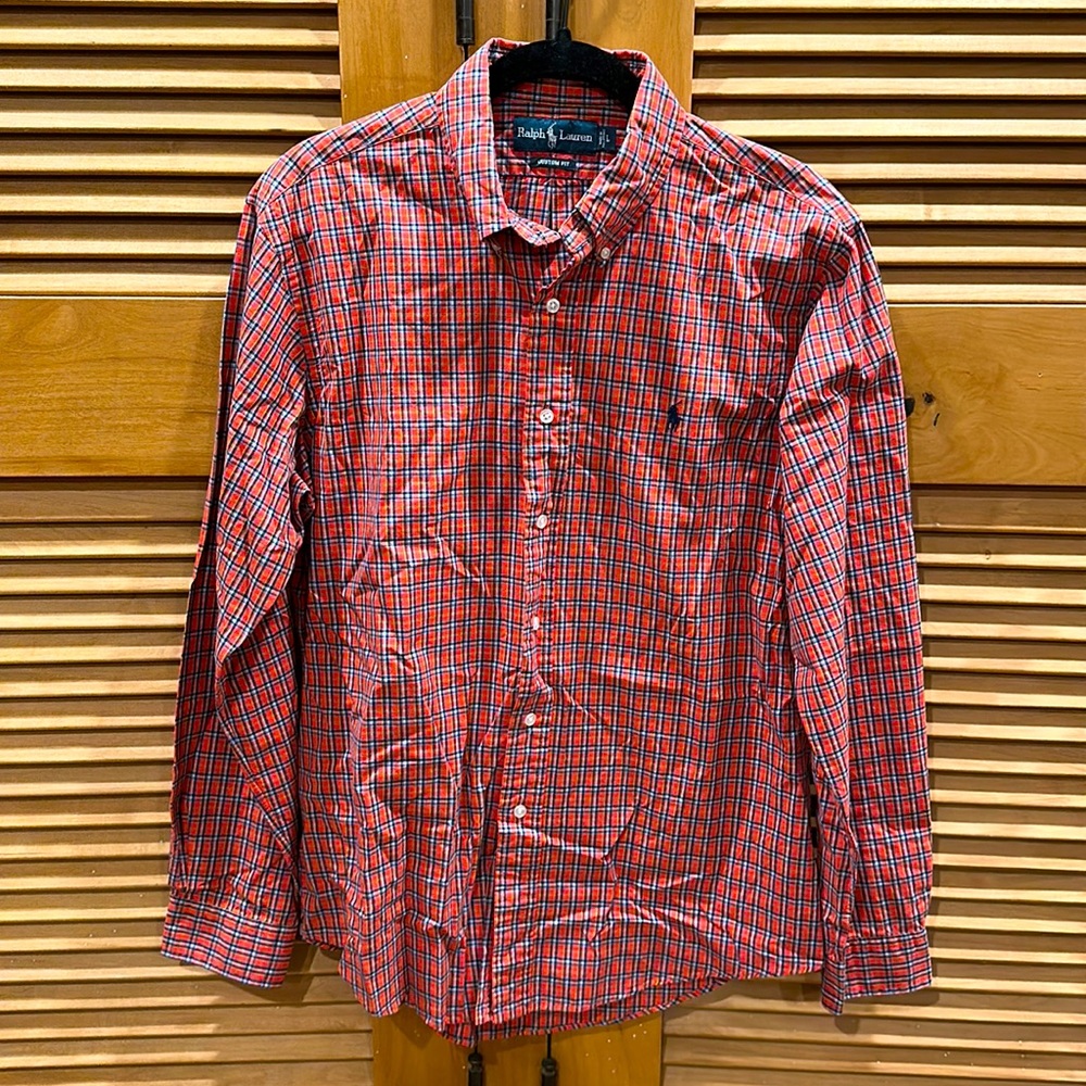 Ralph Lauren Mens Button Down Long-sleeve